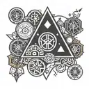 destiny 2 element icons inside tattoo design idea