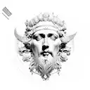Marcus Aurelius and Gnothi Seauton tattoo design idea