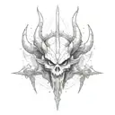 diablo 4 game tattoo design idea