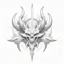 diablo 4 game tattoo design idea