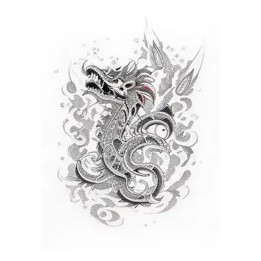 espada tattoo design idea