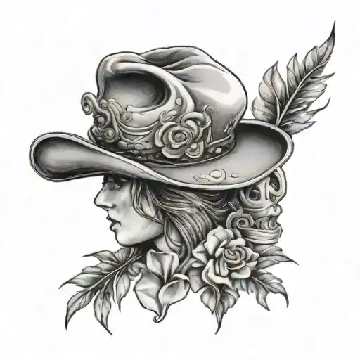 western dreamer tattoo design idea
