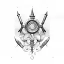 Alchemy symbols  tattoo design idea