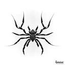 spider tattoo design idea