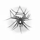 spider tattoo design idea