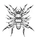 spider tattoo design idea