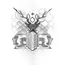 sleeve with bible verses tattoo design idea