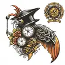 Time Machine tattoo design idea