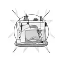 sewing machine tattoo design idea
