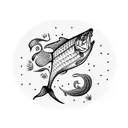scale Fish tattoo design idea