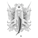 scale Fish tattoo design idea