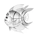 scale ans Fish tattoo design idea