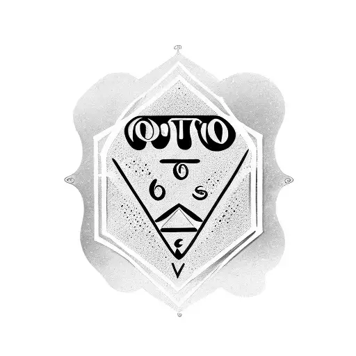 A minimalist surfboard with the word 'Poto' written on it tattoo design idea