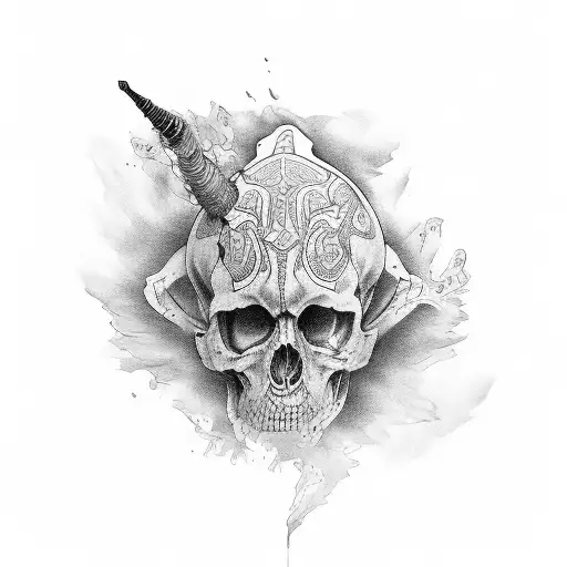 twenty two tattoo design idea