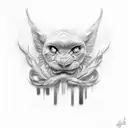 twenty two tattoo design idea