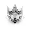 twenty two tattoo design idea