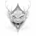 twenty two tattoo design idea