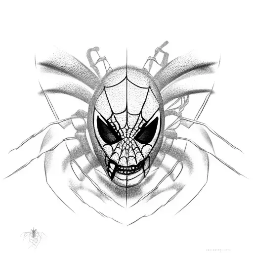 springtrap, spiderman, obito tattoo design idea