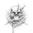 Grim Reaper tattoo design idea