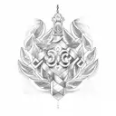 Laurel wreath  tattoo design idea