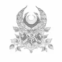 Laurel wreath  tattoo design idea