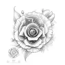 Huesos de la mani tattoo design idea