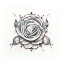 Huesos de la mani tattoo design idea