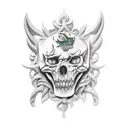 EDC Knive tattoo design idea