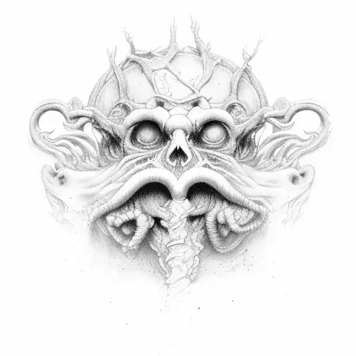 cerverus speak no evil see no evil hear no evil tattoo design idea