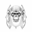 3 monkeys tattoo design idea