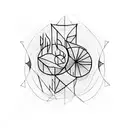 love for book reading,starry nights,solitude and music tattoo design idea