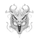 Dragon tattoo design idea