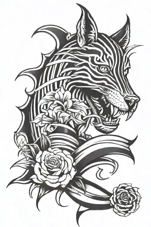 damn you are lucky with a stripe thru showing, damn you worked hard tattoo design idea