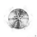 shield captain america tattoo design idea