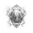 shield captain america tattoo design idea