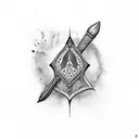 indian arrowhead tattoo design idea