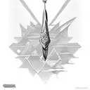 indian arrowhead tattoo design idea