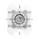 roman numerals 1979 tattoo design idea