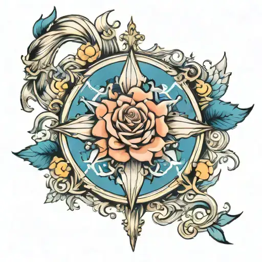 all glory to god  tattoo design idea