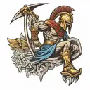 greek spartan knee tattoo tattoo design idea