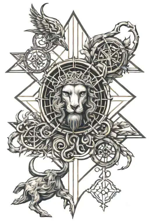 grace definition, lines, simul justus et peccator, lamb, inri, crown of thorns tattoo design idea