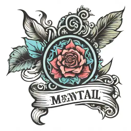 mental health awareness tattoo design idea