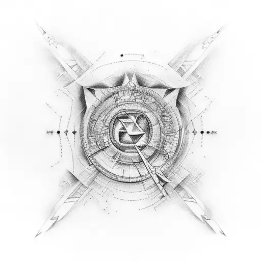 Numerical representation of a famous mathematical theorem tattoo design idea