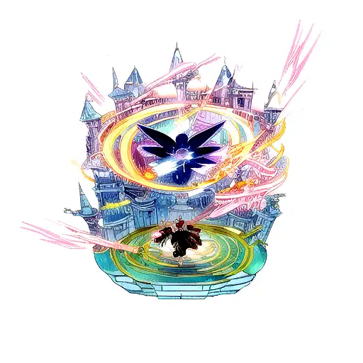 magic tattoo design idea