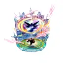 magic tattoo design idea