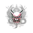 hells paradise tattoo design idea