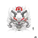 hells paradise tattoo design idea