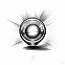 fireball tattoo design idea