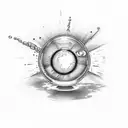 fireball tattoo design idea