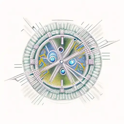 DNA, time,tree tattoo design idea